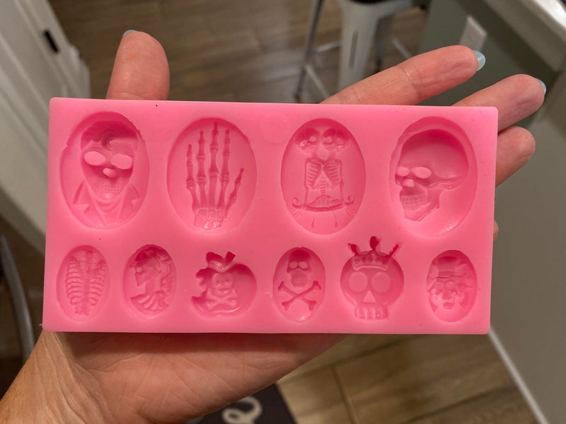 FOYARA Halloween Skull Skeleton Fondant Silicone Cake Decoration Mould Chocolate Mould Sugar Icing Gumpaste Kitchen DIY Baking Tools - Image 5